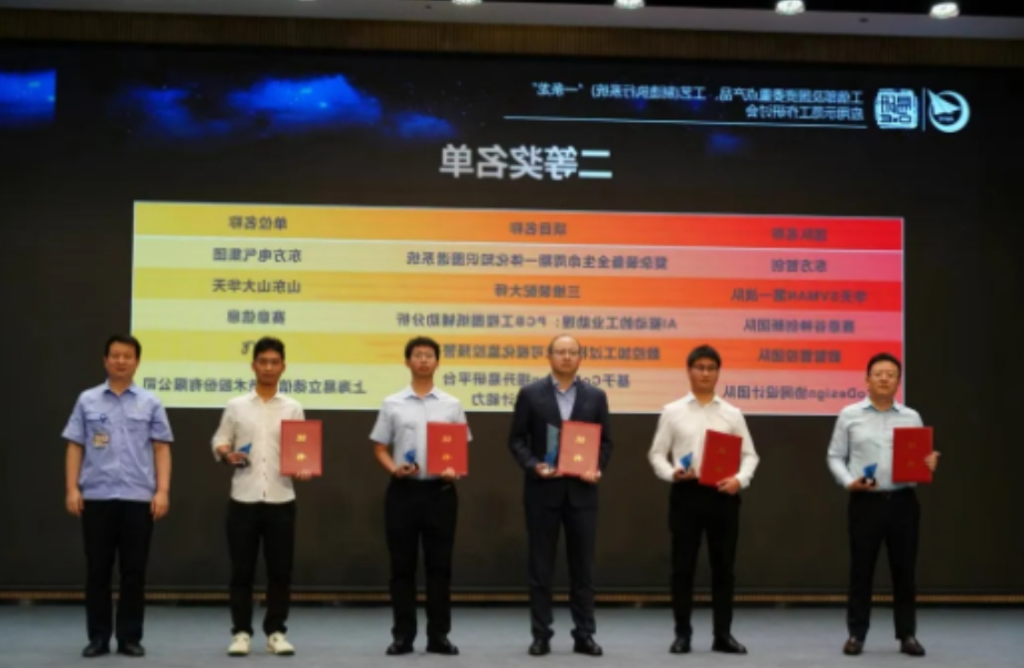 Won the second prize in the first China Chengdu Industrial APP and Industrial Model Innovation Appli